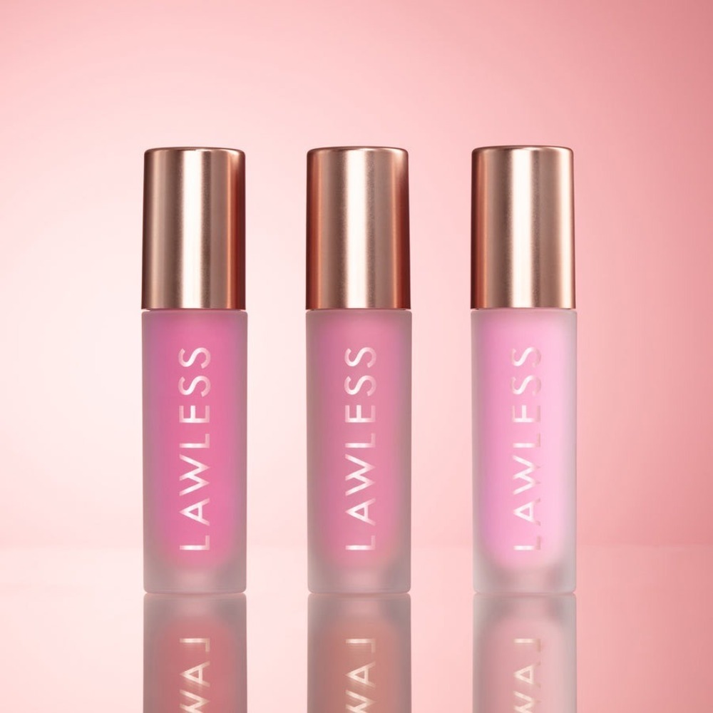 NEW Lawless Strawberry Sugar Collection Forget The Filler Lip Plumping Gloss Set